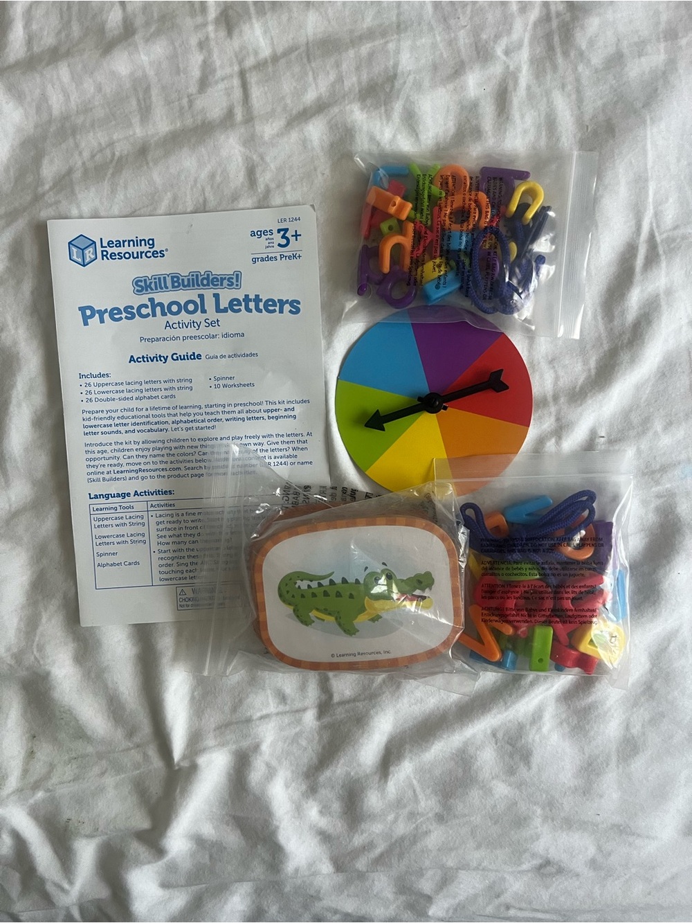 Learning Resources Preschool Letters Activity Set - Multicolor